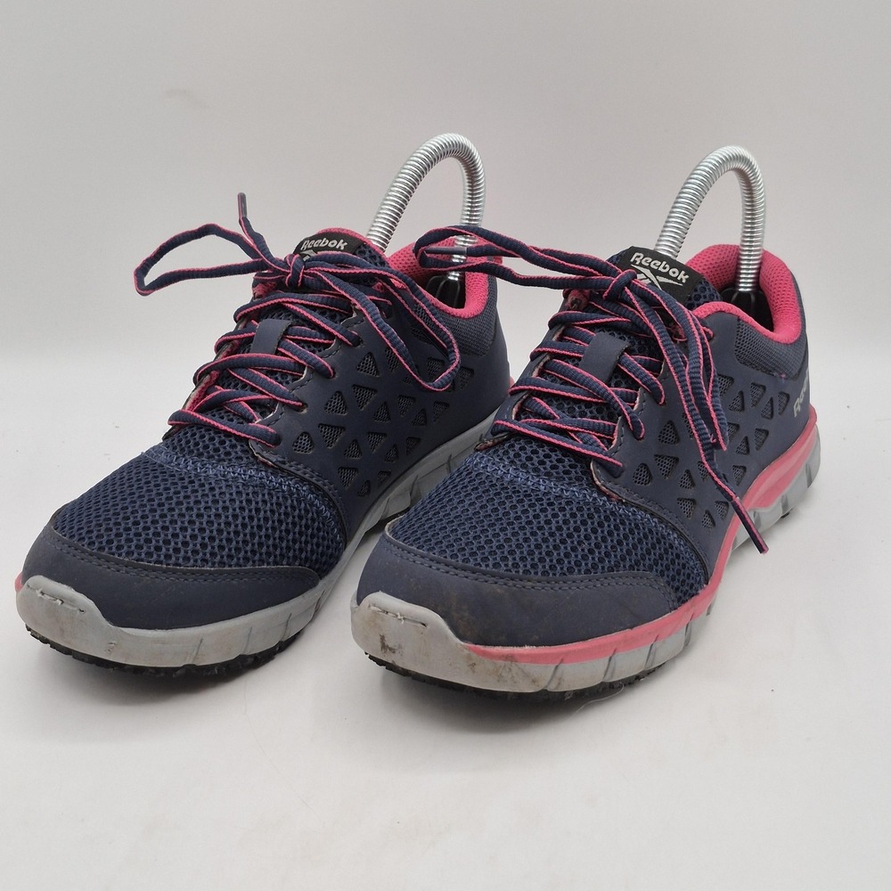Reebok Shoes Womens Size 6.5 Blue SubLite RB032 Slip Resistant Work Sneakers - Picture 5 of 13